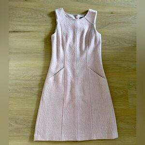 Ann Taylor Baby Pink Wool Blend Dress